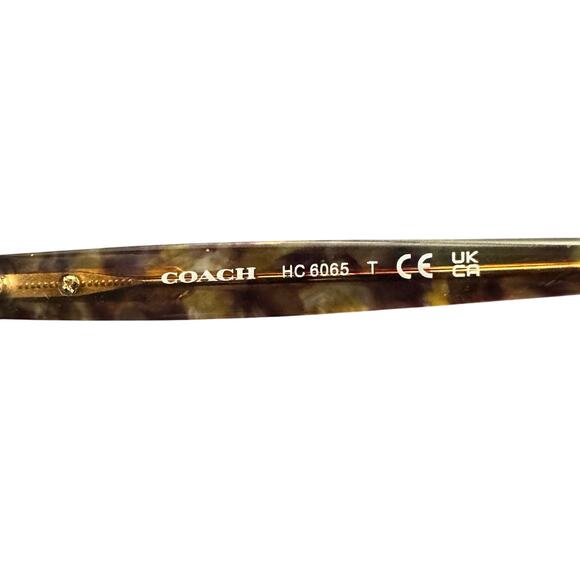 Coach HC6065 Eyeglasses Confetti Light Brown 5287 51mm Women’s Frames main image 9